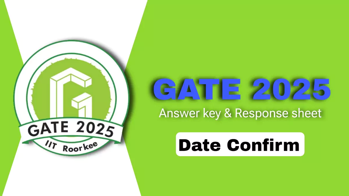 GATE 2025 Answer key