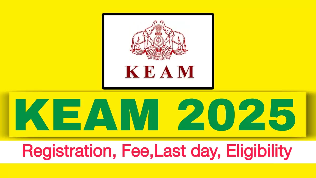 KEAM 2025 Registration