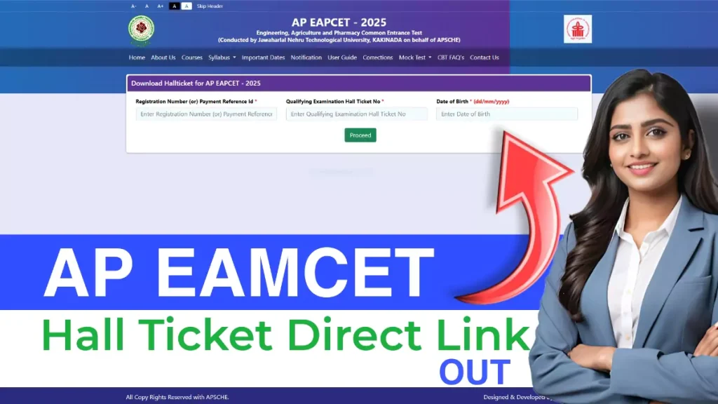 AP EAMCET Hall Ticket