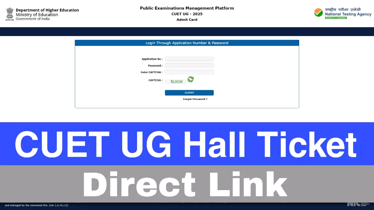 CUET UG Admit Card 2025